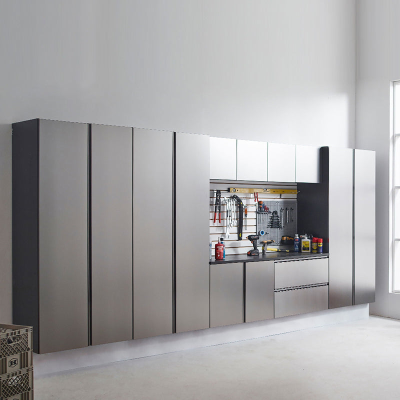 Nova Series - Drawer Wall Mounted Garage Cabinet - Dark Gray by HouseOfZazla