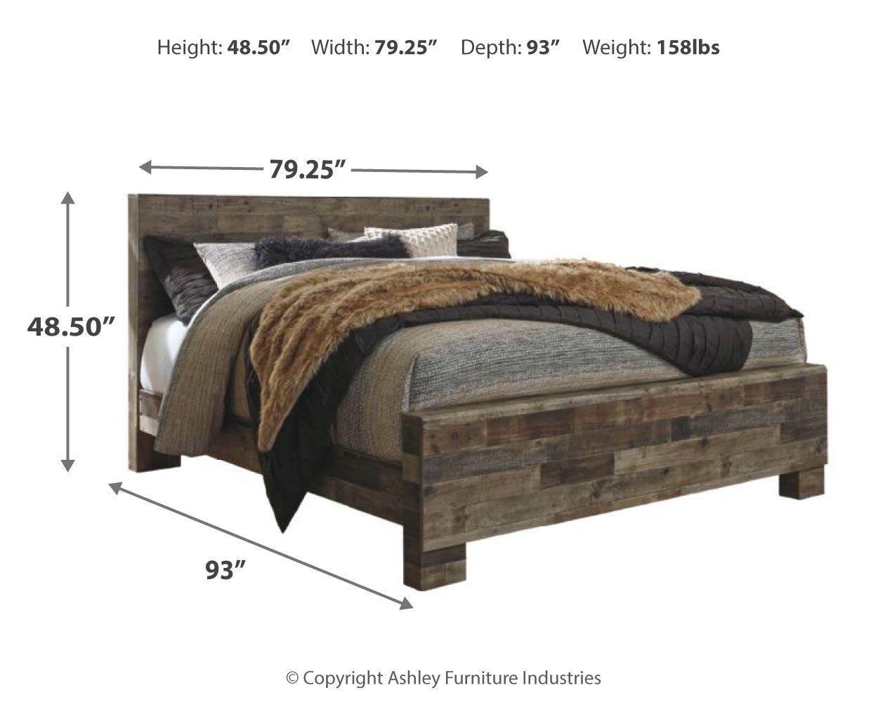 Derekson - Panel Bed by Unique Piece Furniture