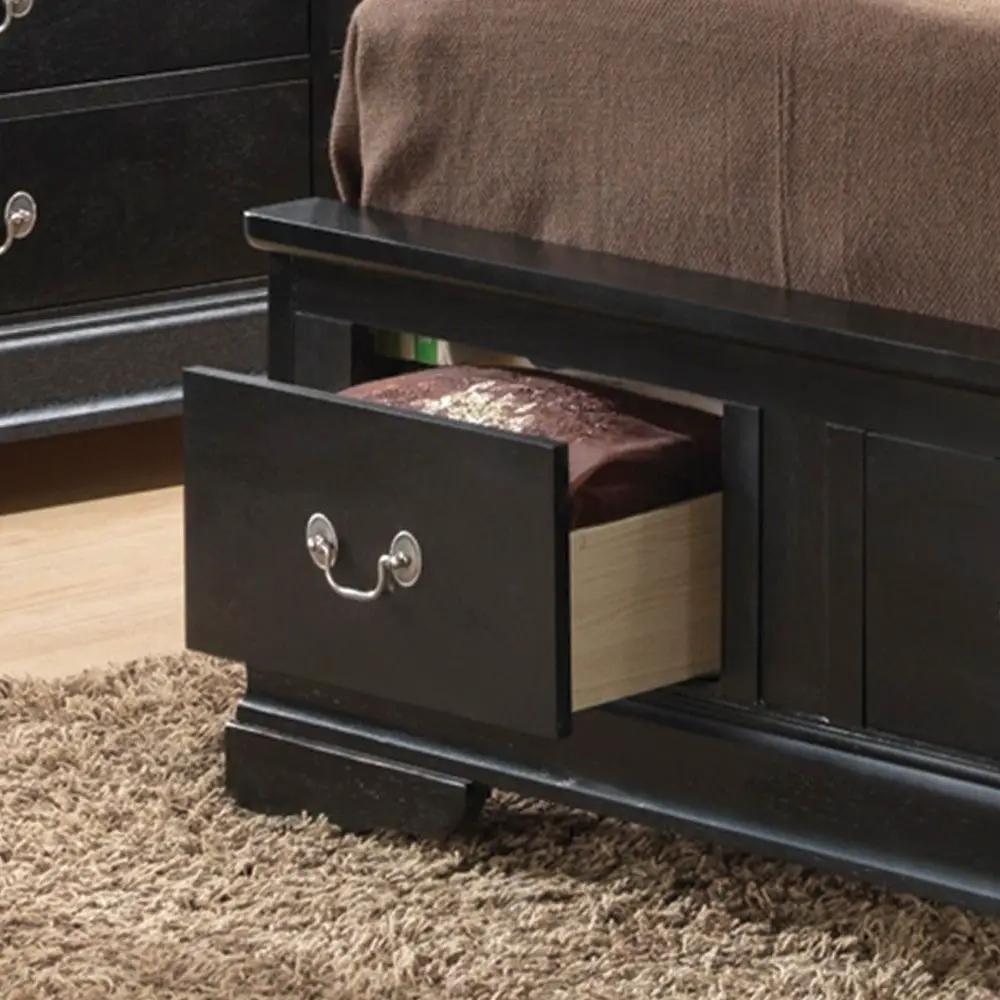 Upholstered Panel Sleigh Bed Design by HouseOfZazla