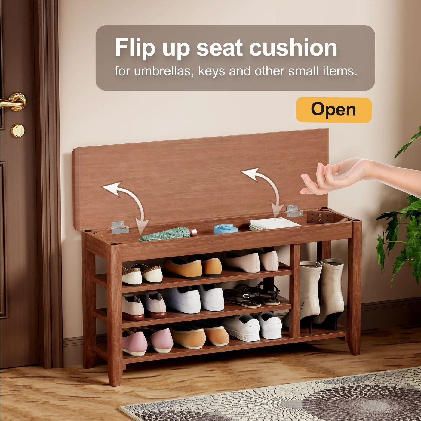 Multi Functional Double Layer Shoe Stool by HouseOfZazla