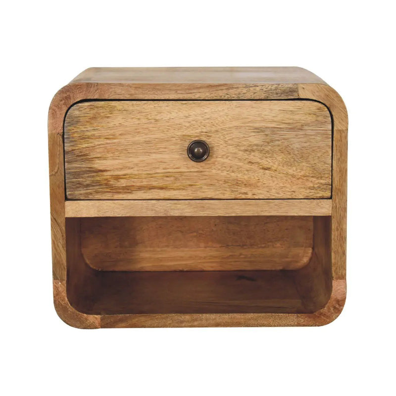 Mini Floating Open Bedside - Oak by HouseOfZazla