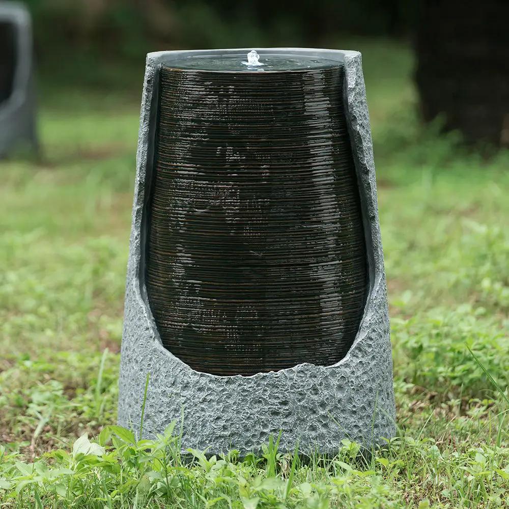 Indoor Outdoor Water Fountain Unique Broken Urn Fountain by HouseOfZazla