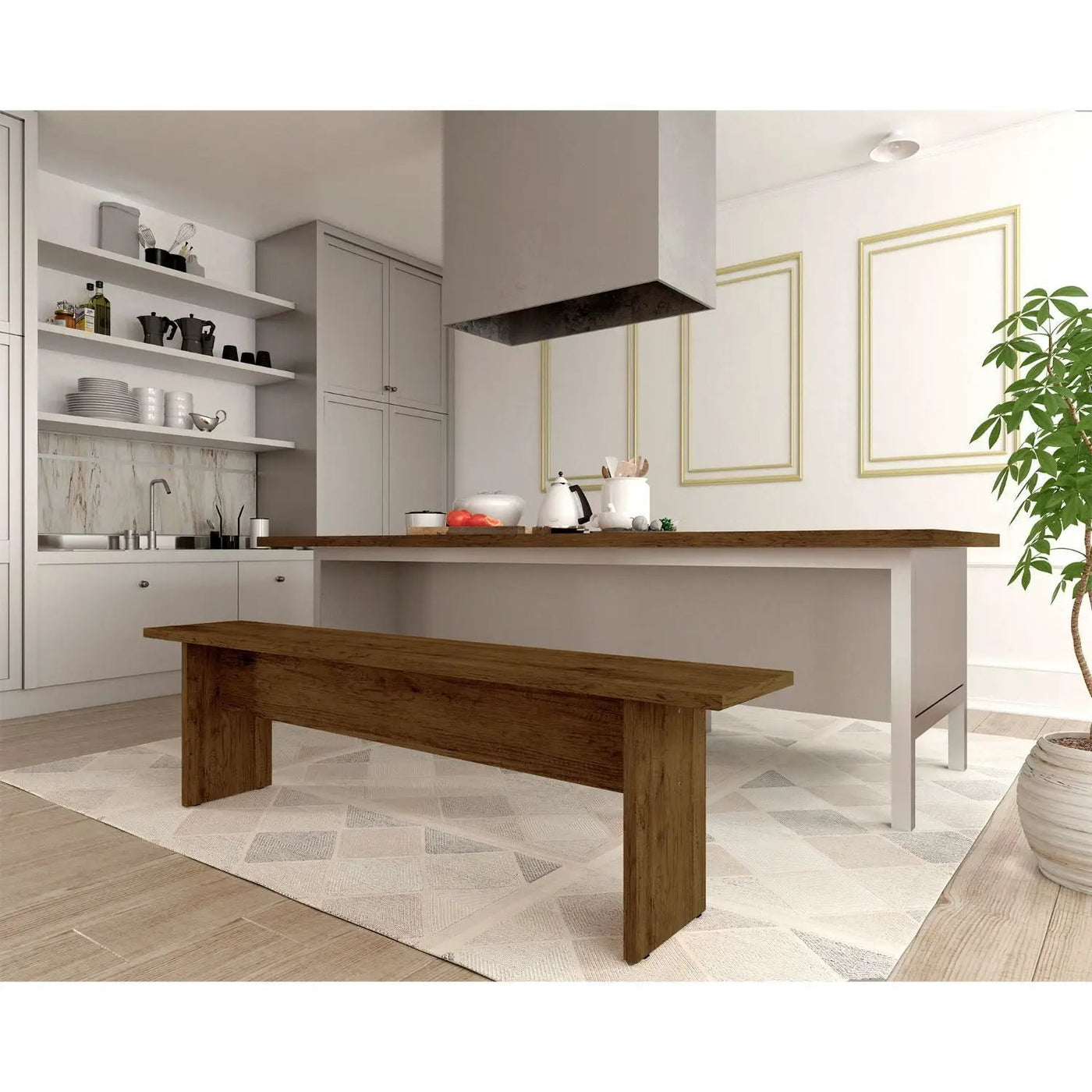 Nomad - Dining Bench For 2 Persons by HouseOfZazla