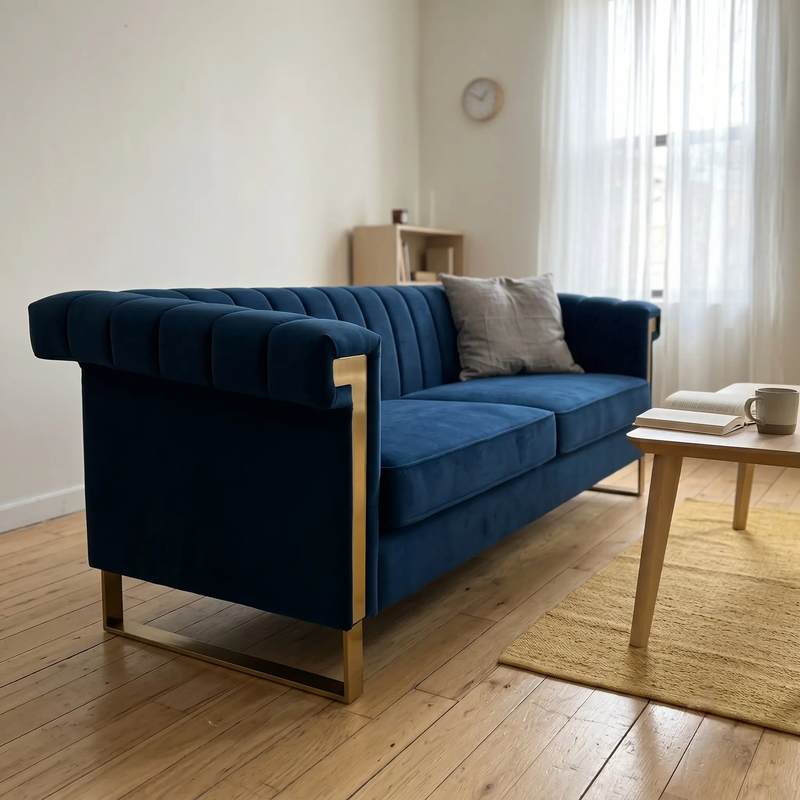 FX-P81B-BU (834-53 Sofa) by HouseOfZazla