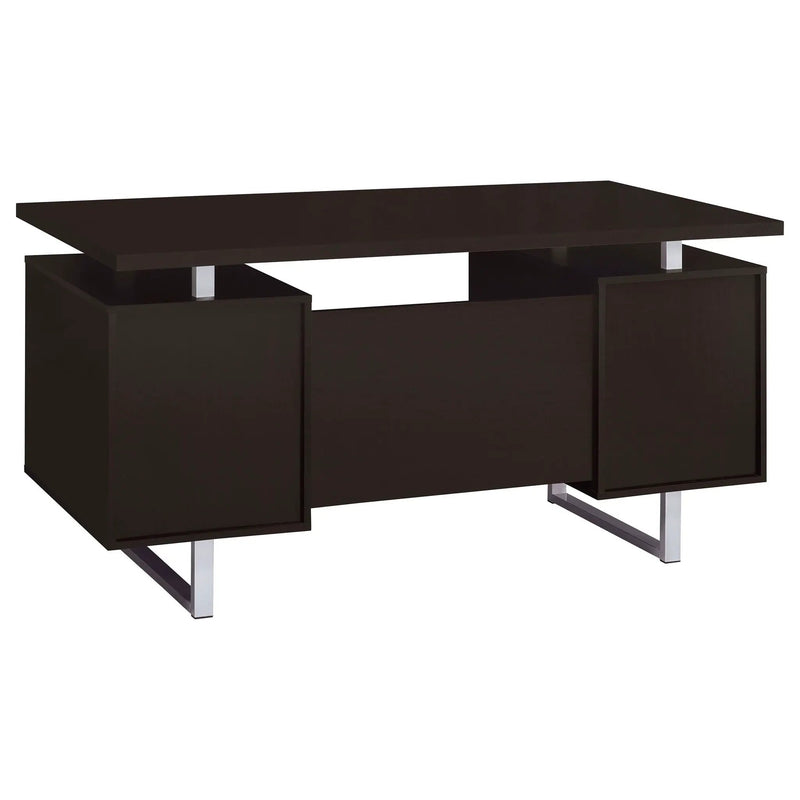 Lawtey 60-inch 2-drawer Office Computer Desk Cappuccino by Unique Piece Furniture