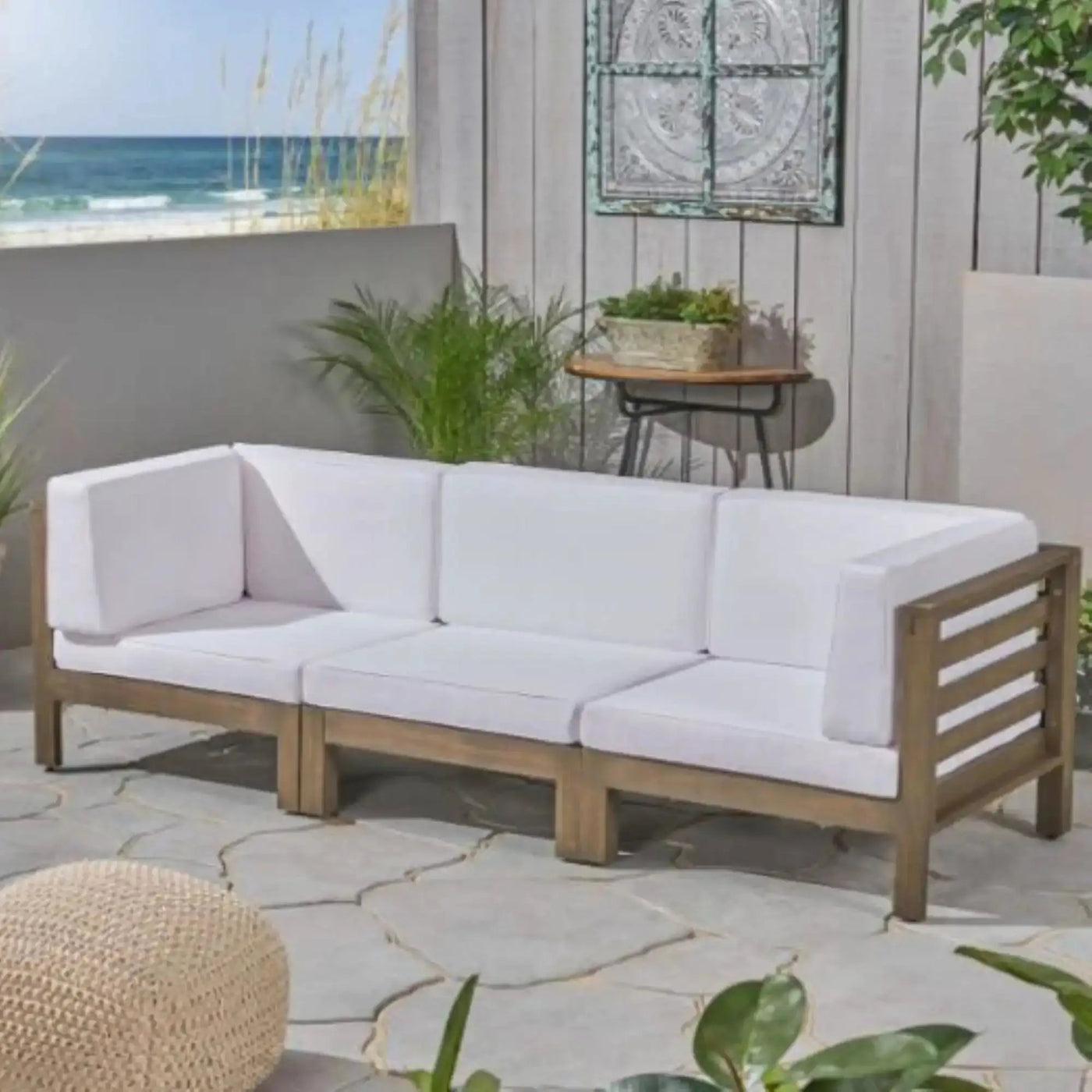 Oana 3 Piece Sofa Set With Water Resistant Cushions by HouseOfZazla