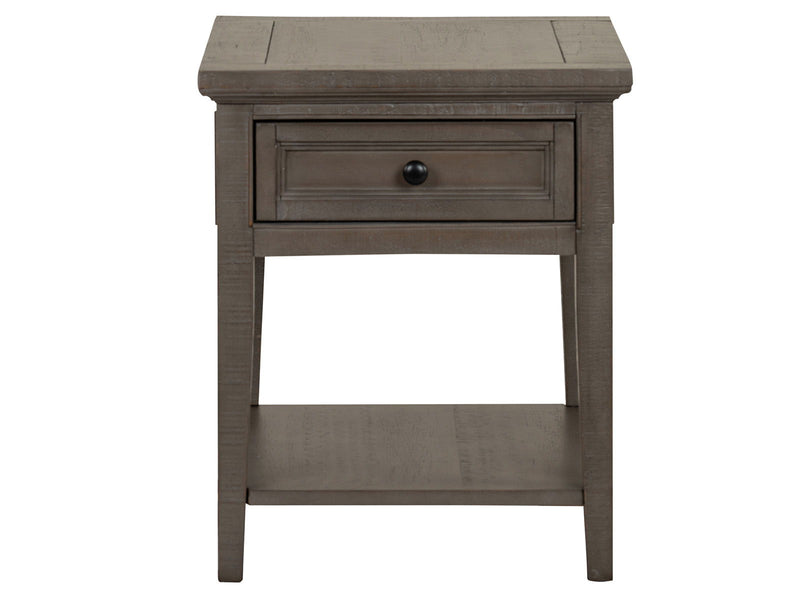 Paxton Place - Rectangular End Table - Dovetail Gray, photo 5 of 7