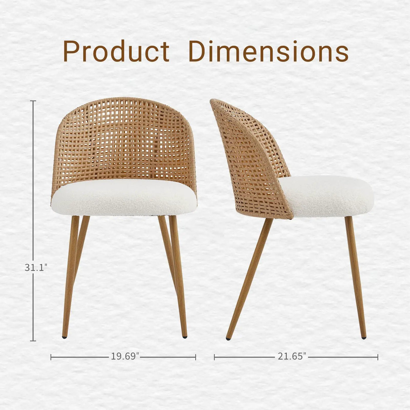 Bohemian Style Double Seater Dining Chair by HouseOfZazla