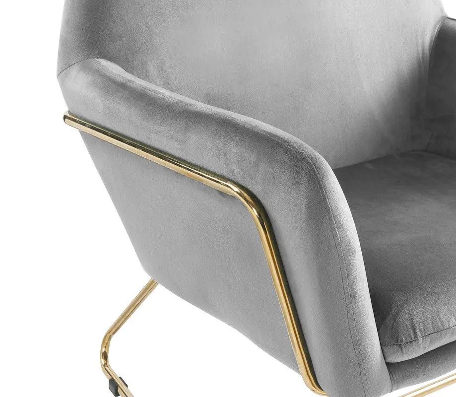 Keira - Accent Chair With Metal Base by Unique Piece Furniture