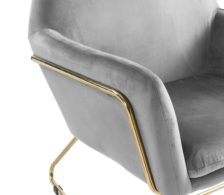 Keira Accent Chair With Metal Base, photo 8 of 18