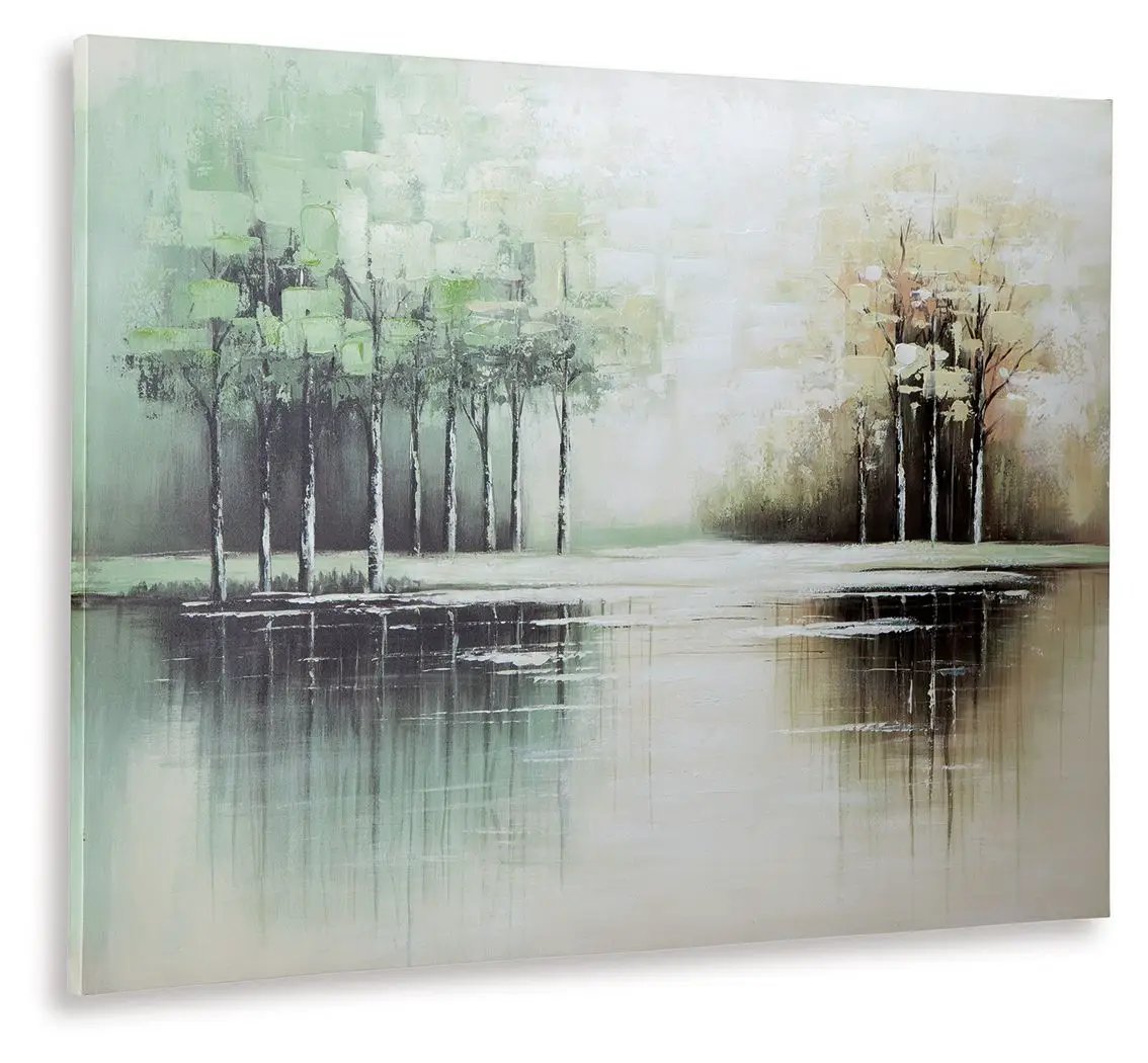 Garlenridge - Wall Art - Green / Tan / White by Unique Piece Furniture