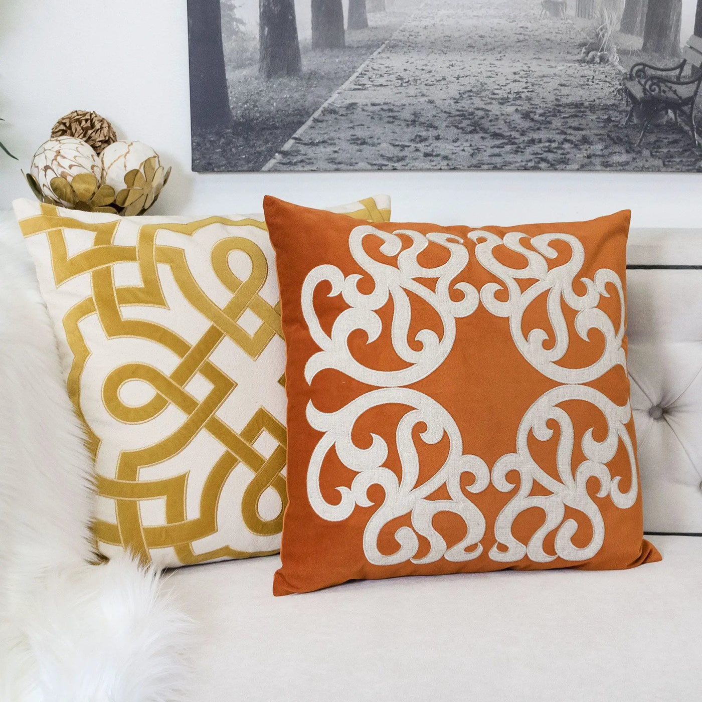 Dora - Pillow Cover With Matching Back by HouseOfZazla