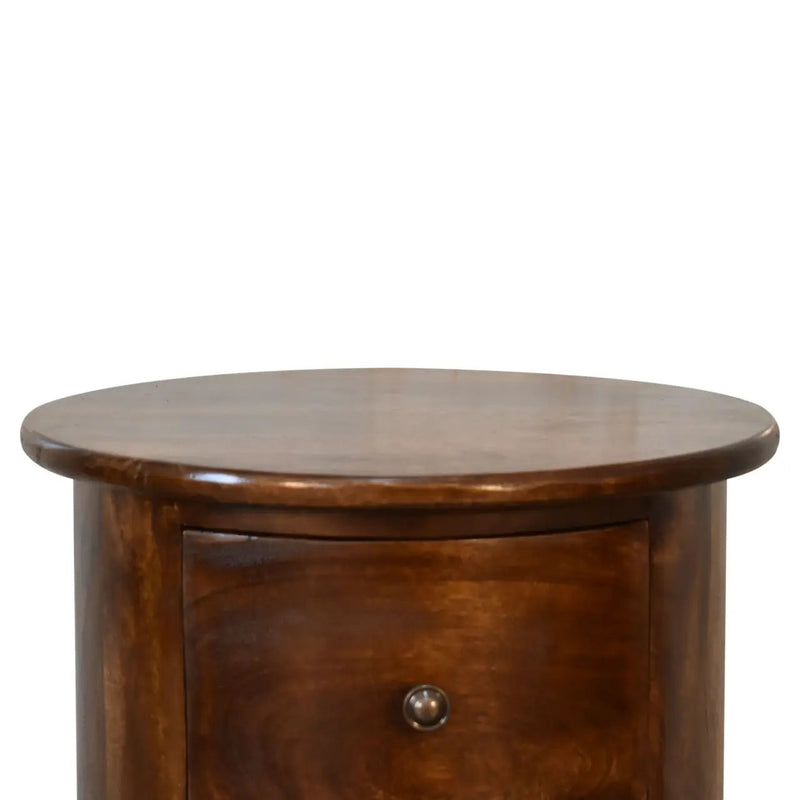 Solid Wood 3-Drawer Chestnut Drum by HouseOfZazla