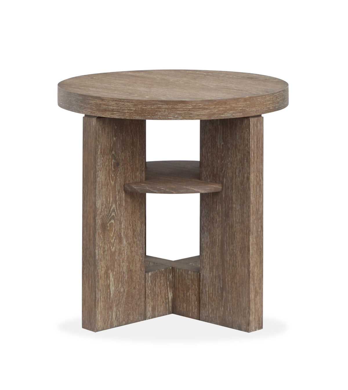 Cypress - Round End Table - Spiced Brown, photo 2 of 6