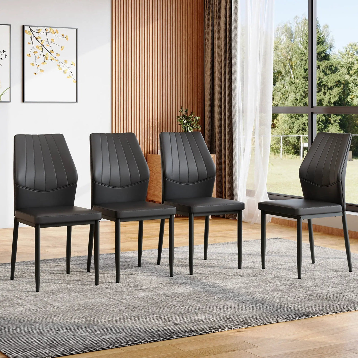 Dining Chairs With Shell Pattern, Comfort and Style by HouseOfZazla