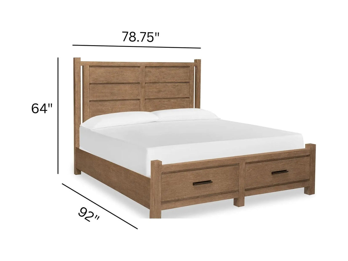 Plum Creek - Panel Storage Bed, photo 6 of 23