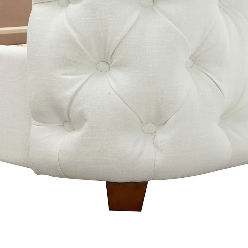 Brooklyn - Tufted Panel Bed Headboard And Footboard Set by HouseOfZazla
