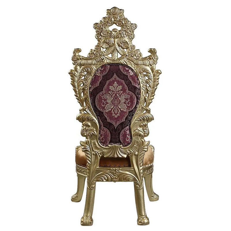 Bernadette - Side Chair (Set of 2) - Pattern Fabric & Gold by Unique Piece Furniture