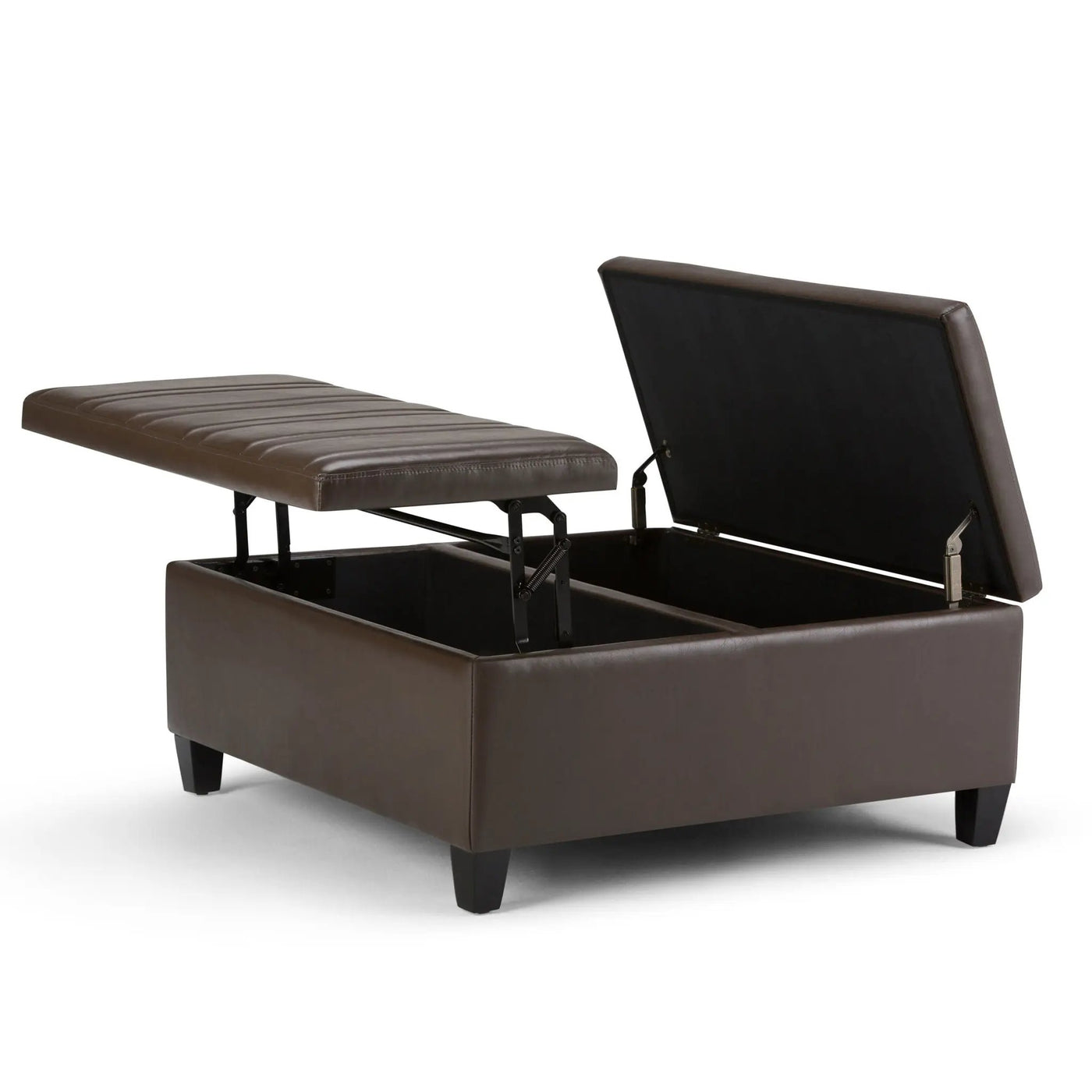 Ellis - Coffee Table Storage Ottoman Contemporary Design by HouseOfZazla