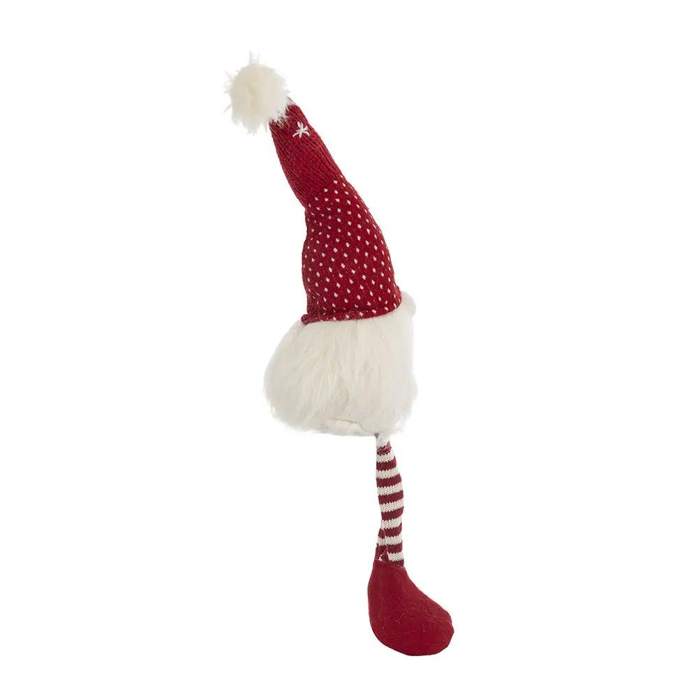 Christmas Gnomes Decorations, Christmas Table Home Ornaments For Holiday Party Gifts (Set of 2) - White / Red by Unique Piece Furniture