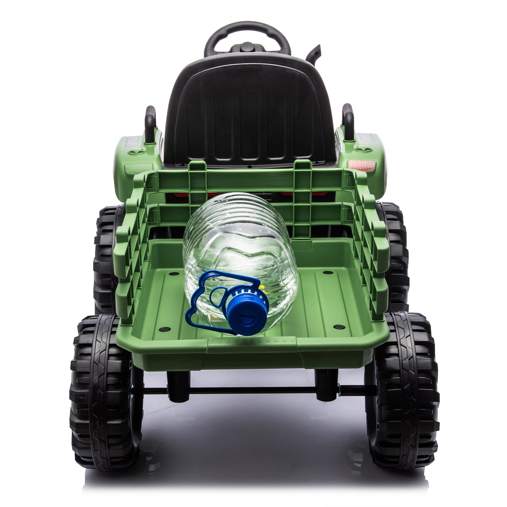 Ride On Tractor With Trailer - 24V Battery Powered Electric Tractor Toy by HouseOfZazla