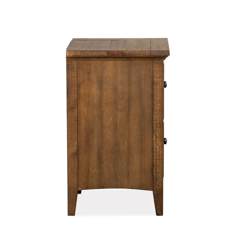Bay Creek - Small Drawer Nightstand - Toasted Nutmeg by Unique Piece Furniture