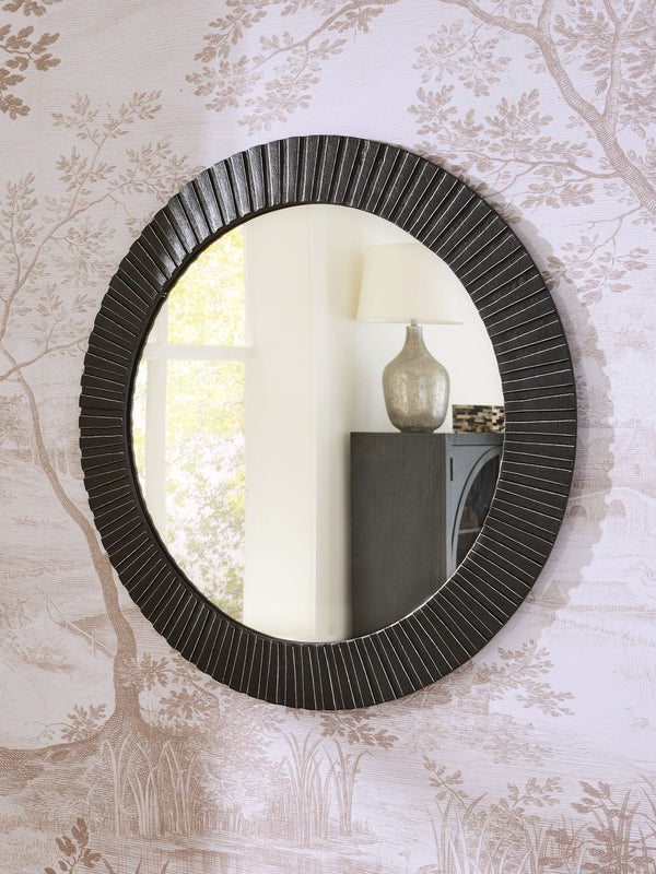 Ozias - Accent Mirror - Black, photo 2 of 6