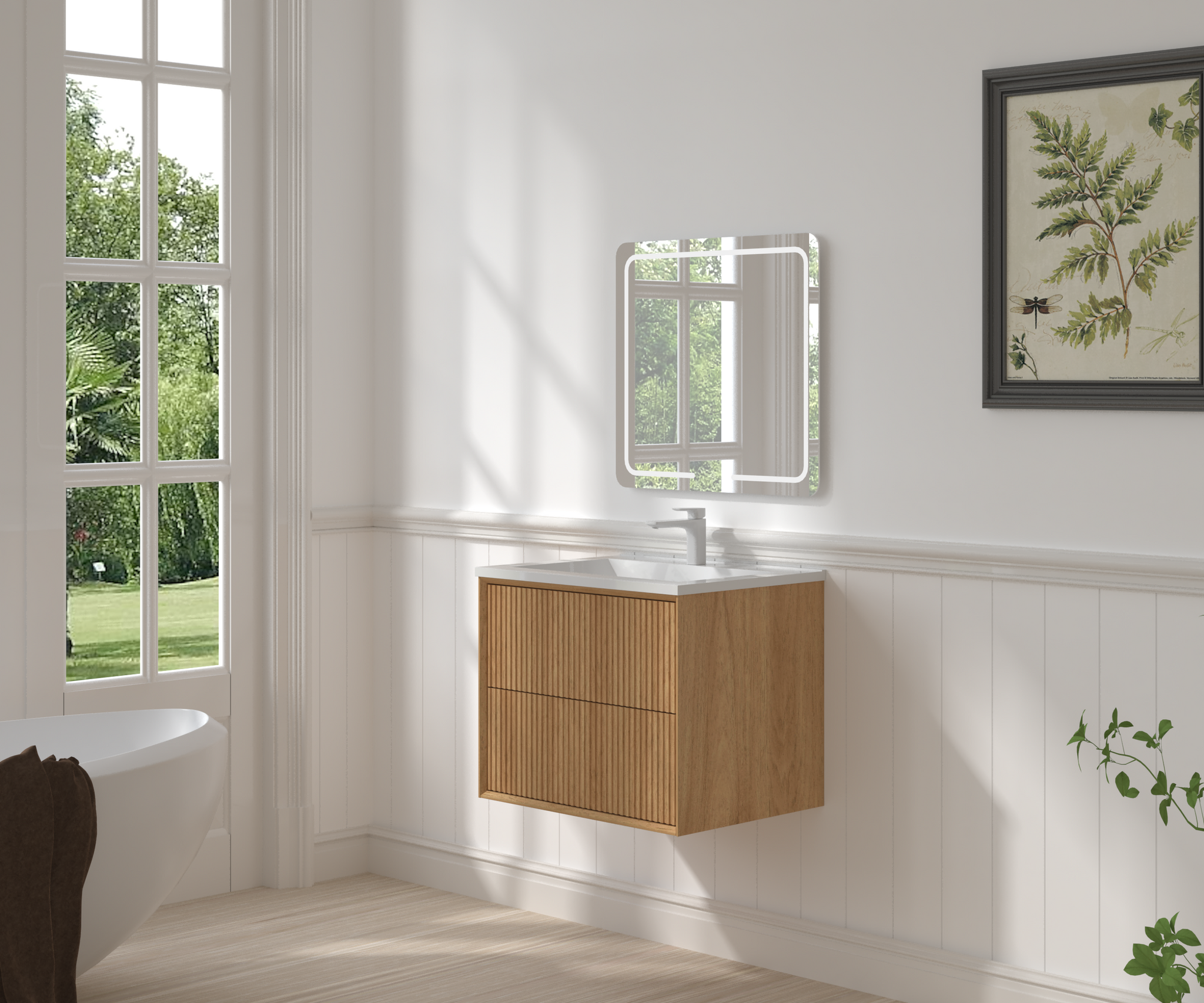 24" Floating Bathroom Vanity Set by HouseOfZazla