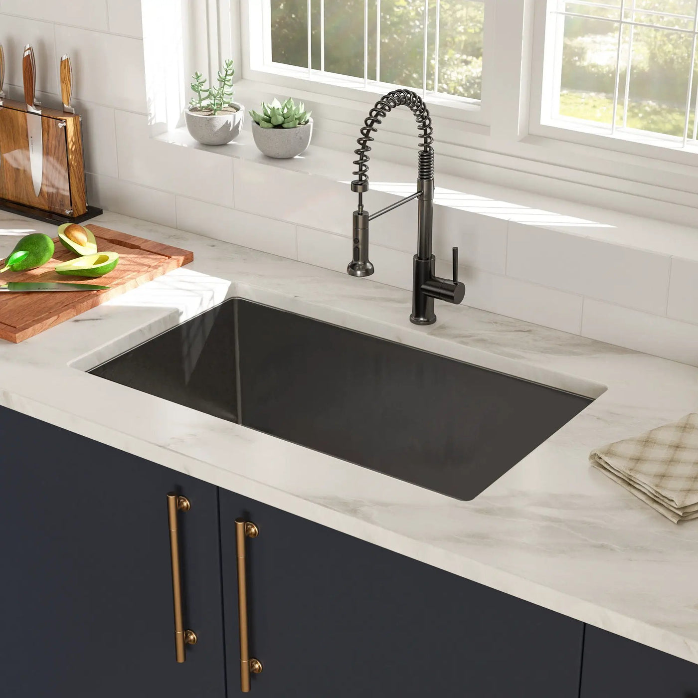 Undermount Kitchen Sink 16 Gauge Single Bowl Stainless Steel by HouseOfZazla