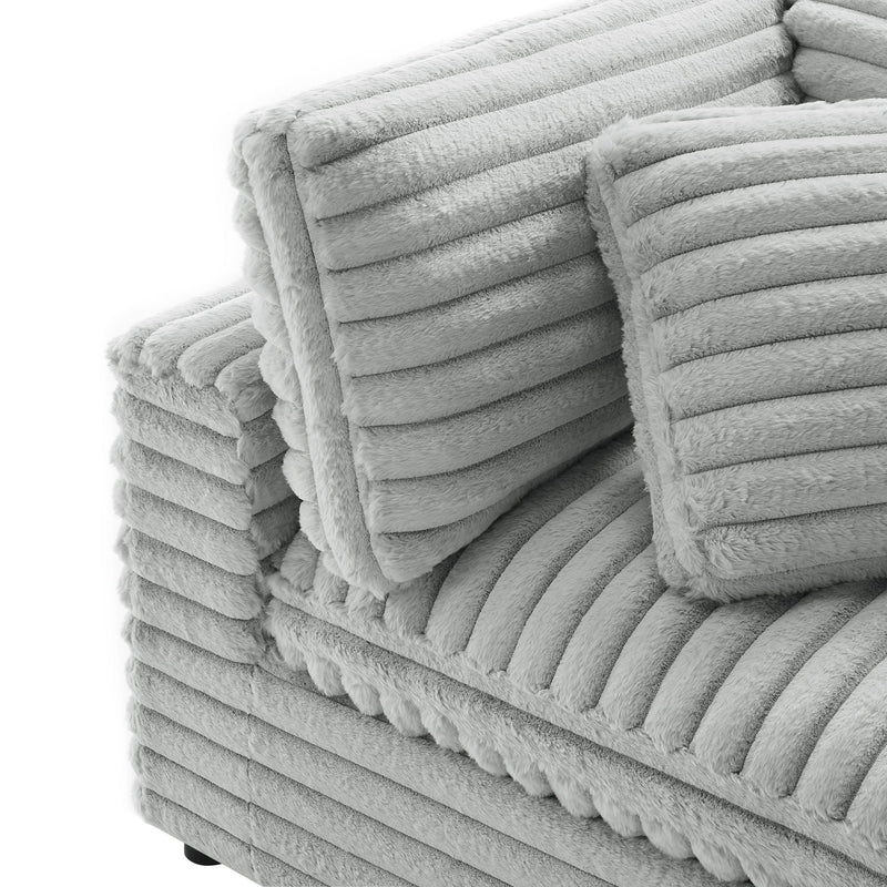 Jenny - 5 Piece Sectional - Gray by HouseOfZazla