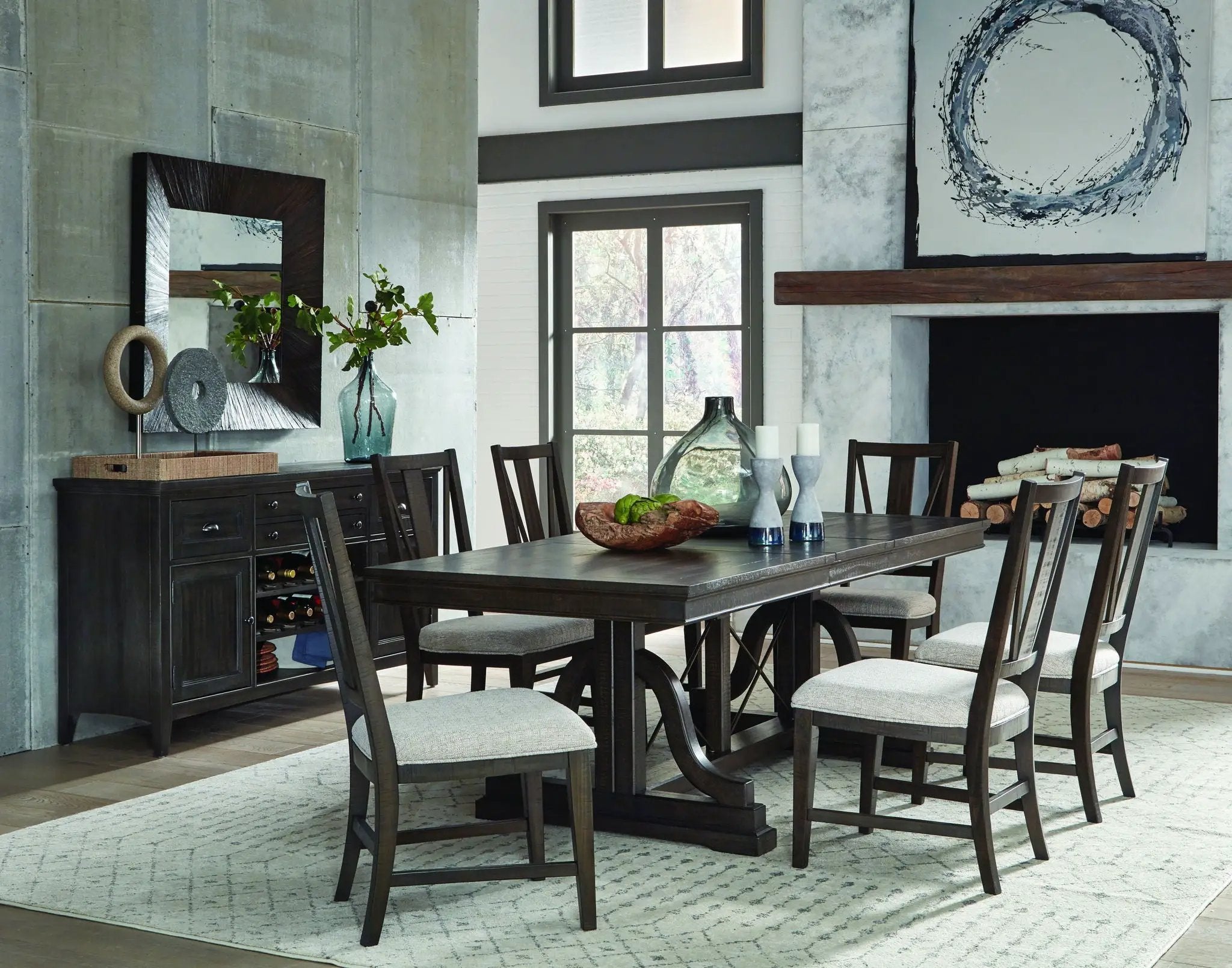 Westley Falls - Buffet - Graphite by Unique Piece Furniture