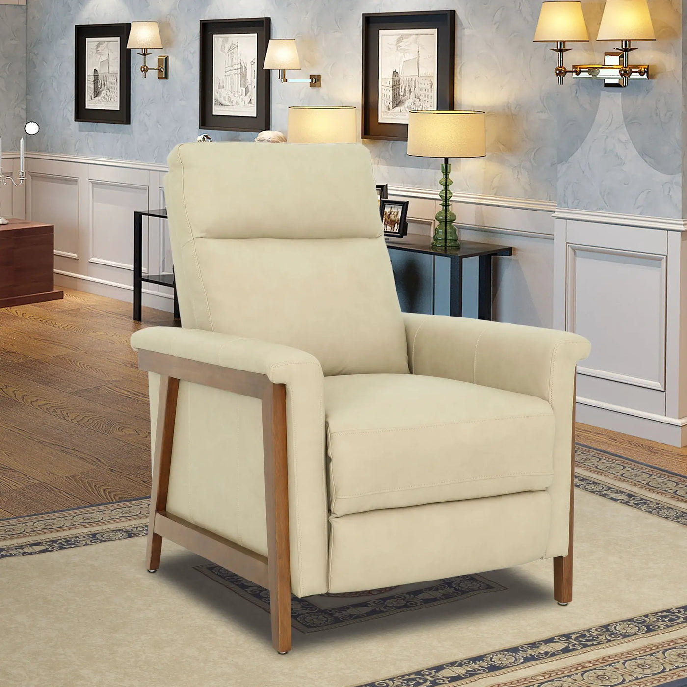 Lewiston - Push Thru The Arm Recliner by Unique Piece Furniture
