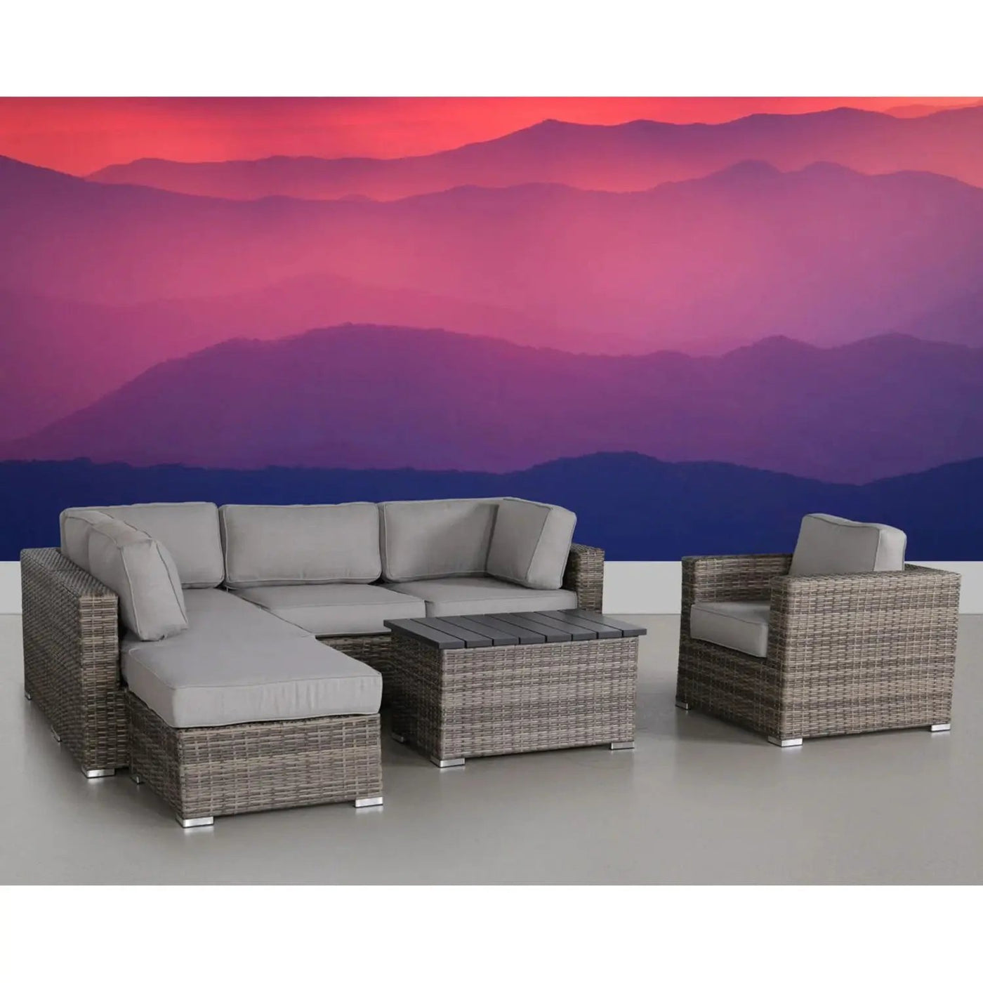 Stylish Entertainment Sectional Set, Outdoor Living by HouseOfZazla