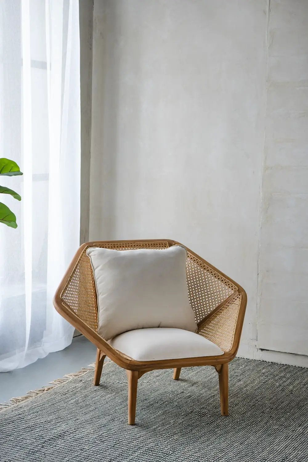 Tectona - Teak Leisure Chair - Natural Wood / Brown by Unique Piece Furniture