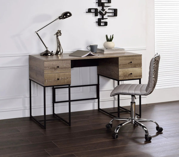 Desirre Writing Desk With USB Port - Oak