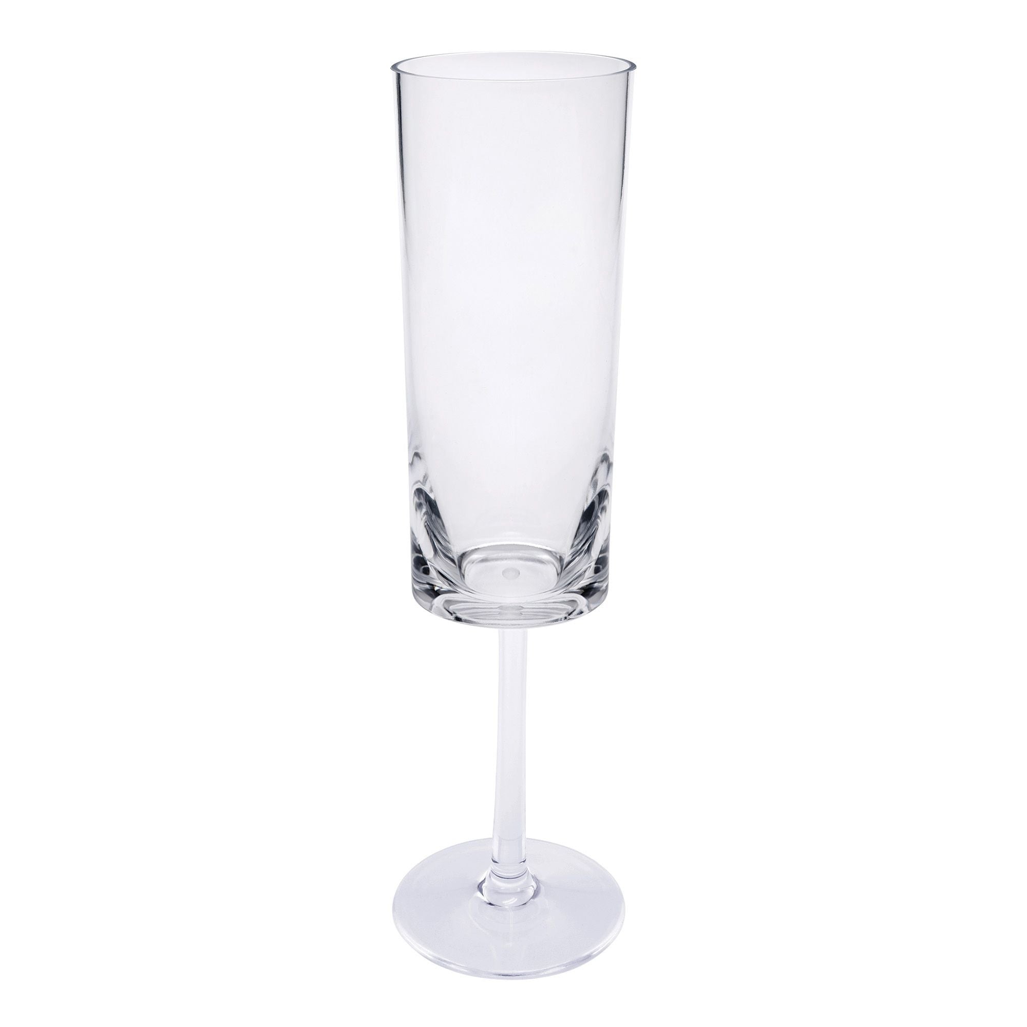Oval Halo - Acrylic Champagne Flutes (Set of 4) by HouseOfZazla