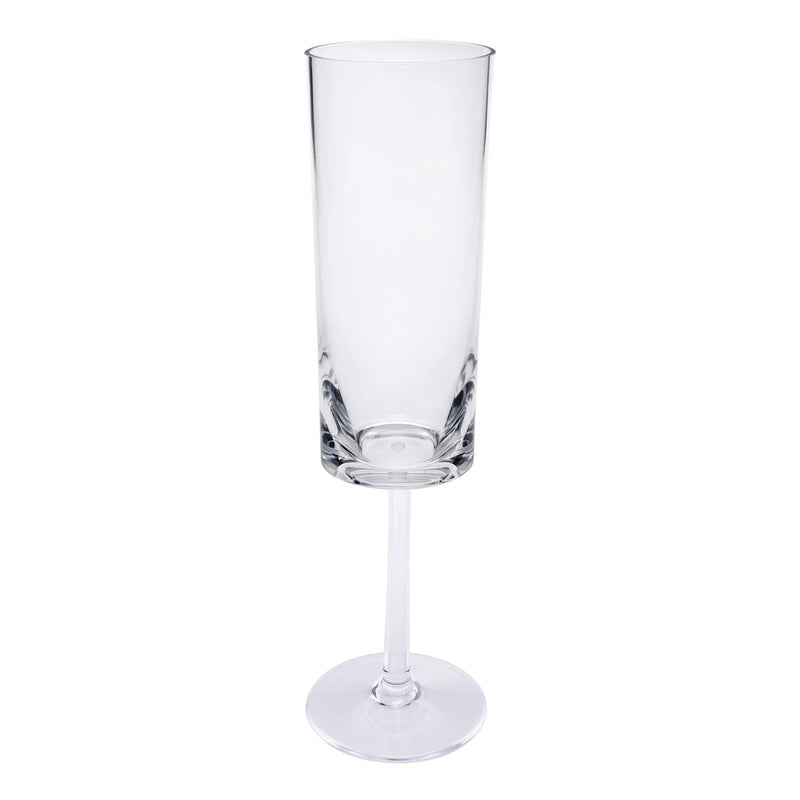 Oval Halo - Acrylic Champagne Flutes (Set of 4) by HouseOfZazla