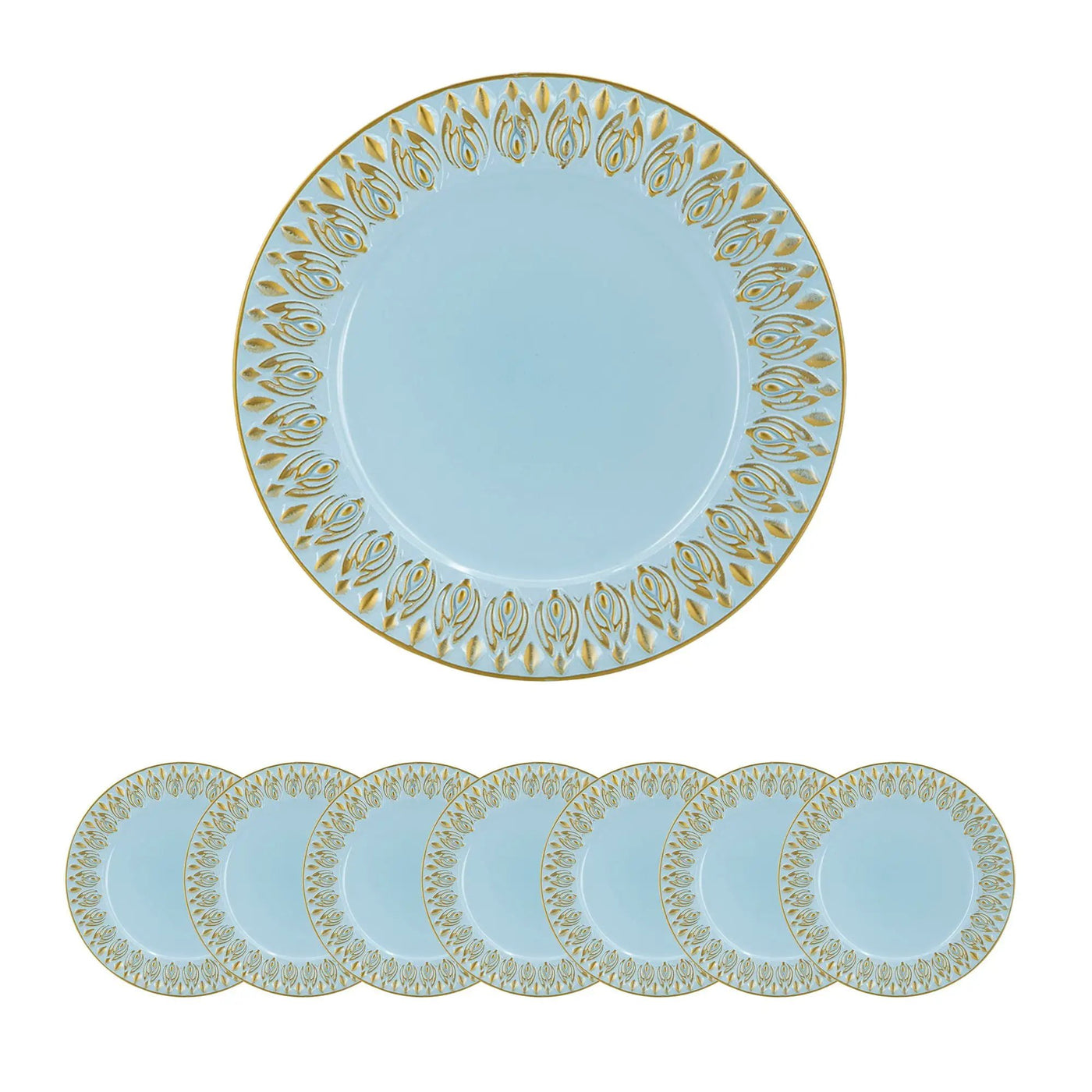Elegant Plastic Charger Plate (Set of 8) by HouseOfZazla