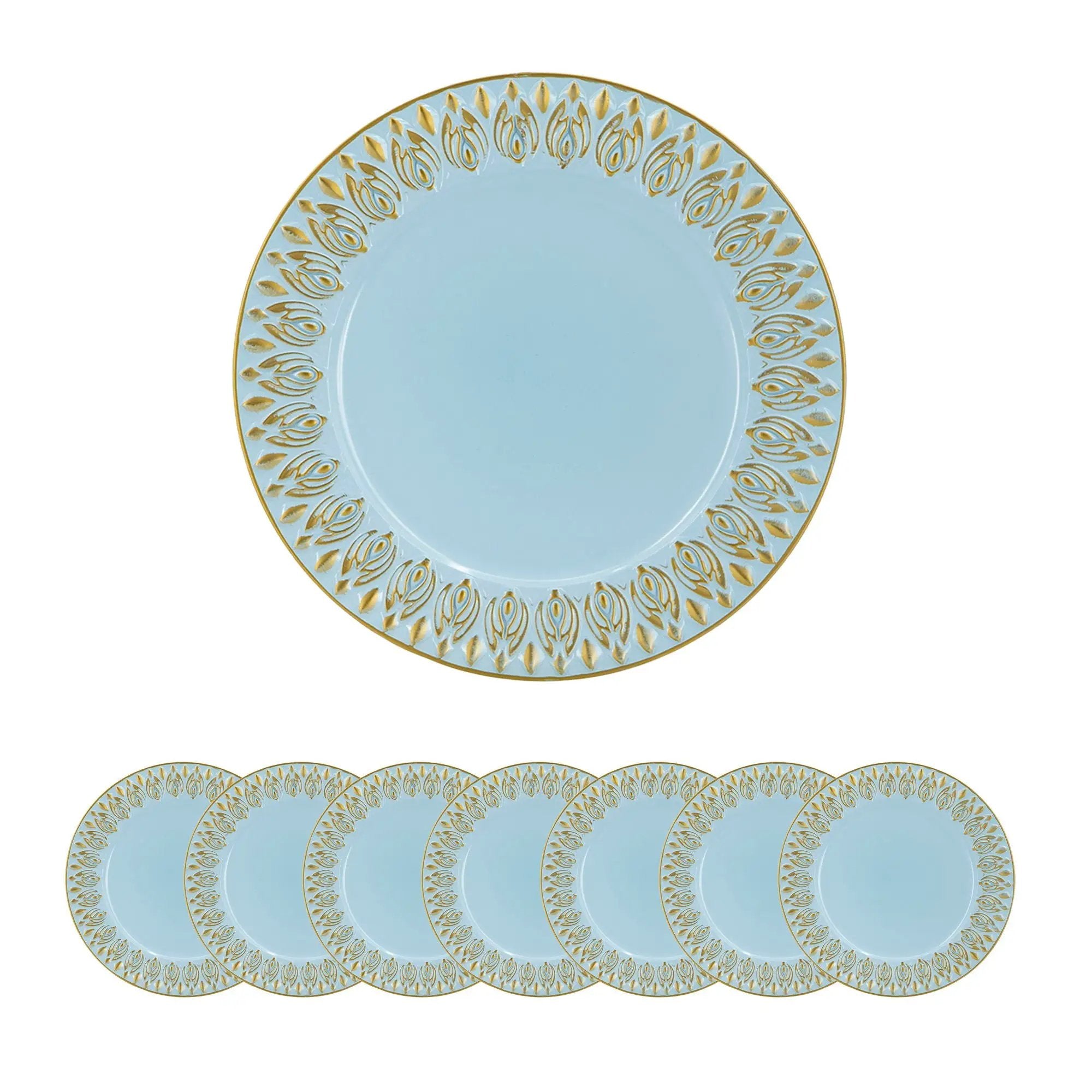Elegant Plastic Charger Plate (Set of 8) by HouseOfZazla