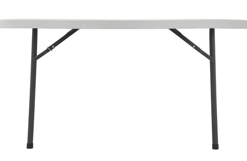 Open Box Lorell Banquet Table, 60 by 60 by 29-1/2-Inch, Platinum by Selzalot