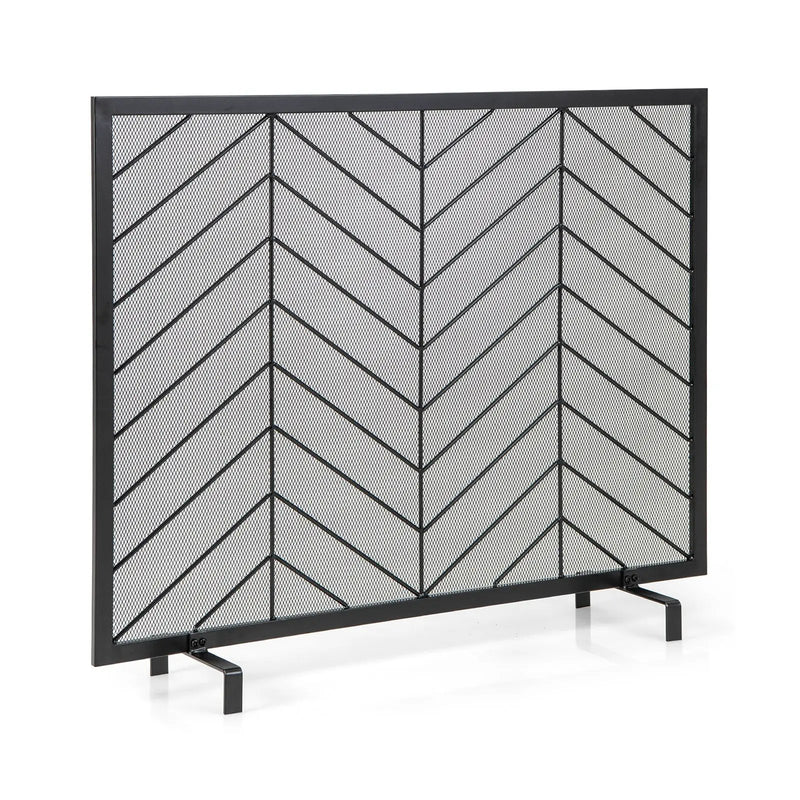 38 x 31 Inch Single Panel Fireplace Screen by DirectDeals