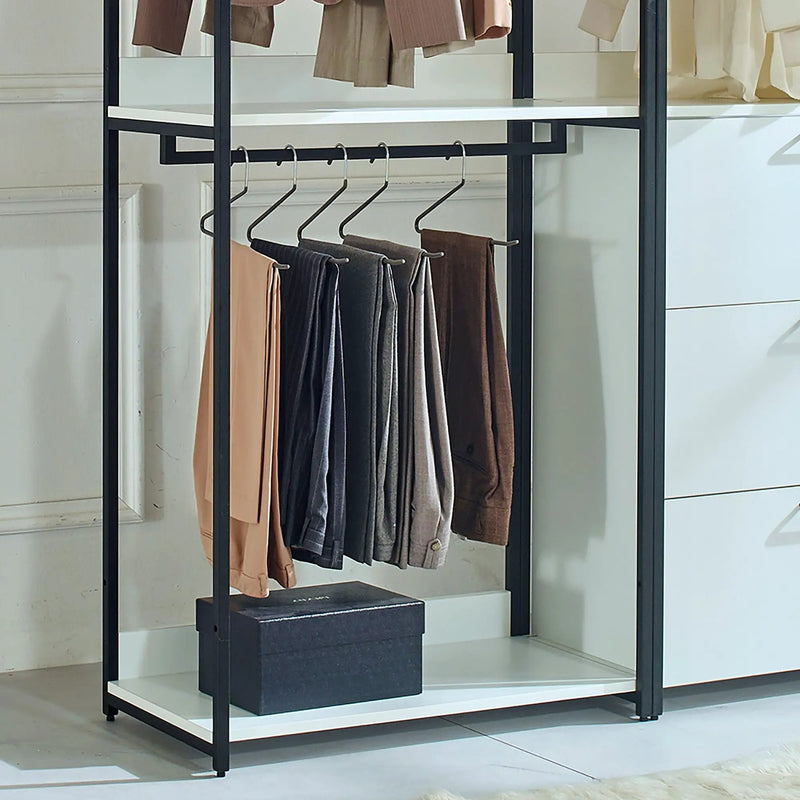 Fiona - Freestanding, Walk-In Closet System - White by HouseOfZazla