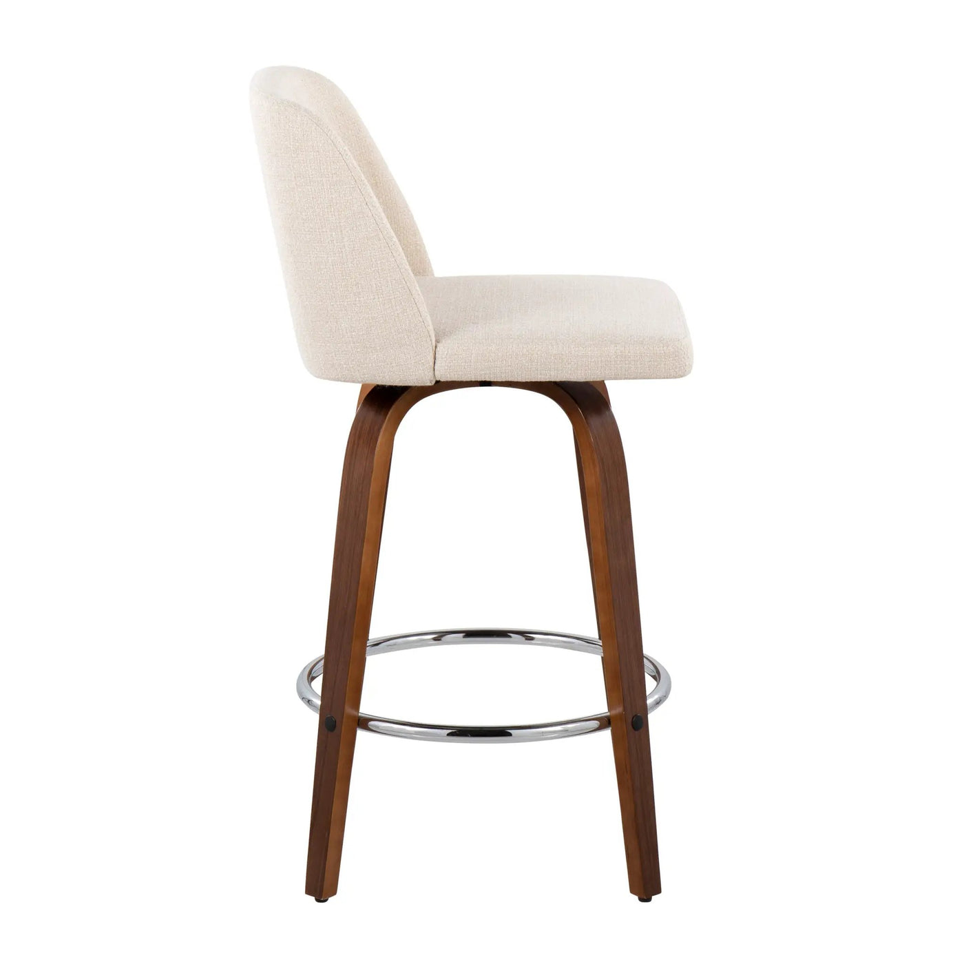 Mid-Century Modern Fixed-Height Counter Stool by HouseOfZazla