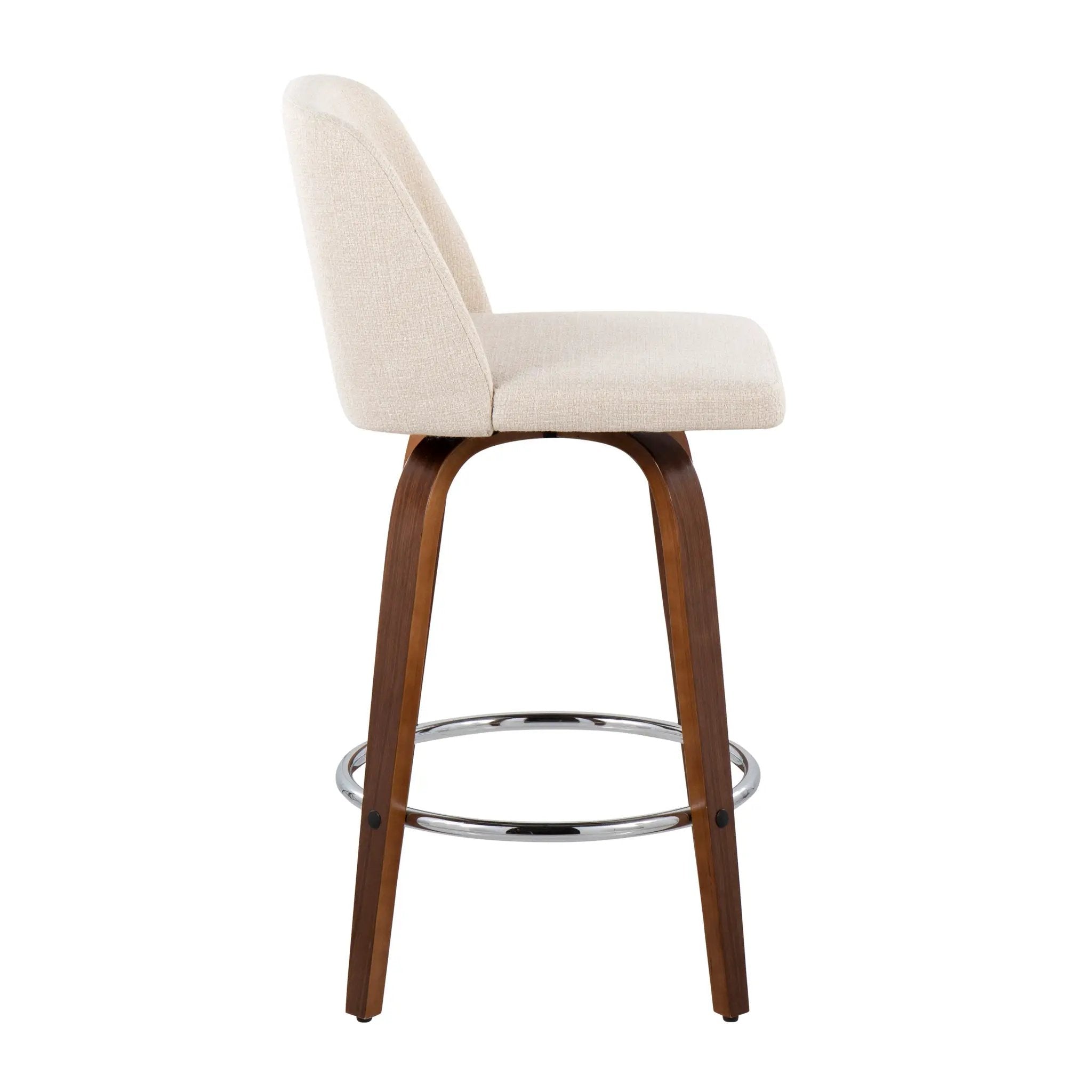 Mid-Century Modern Fixed-Height Counter Stool by HouseOfZazla