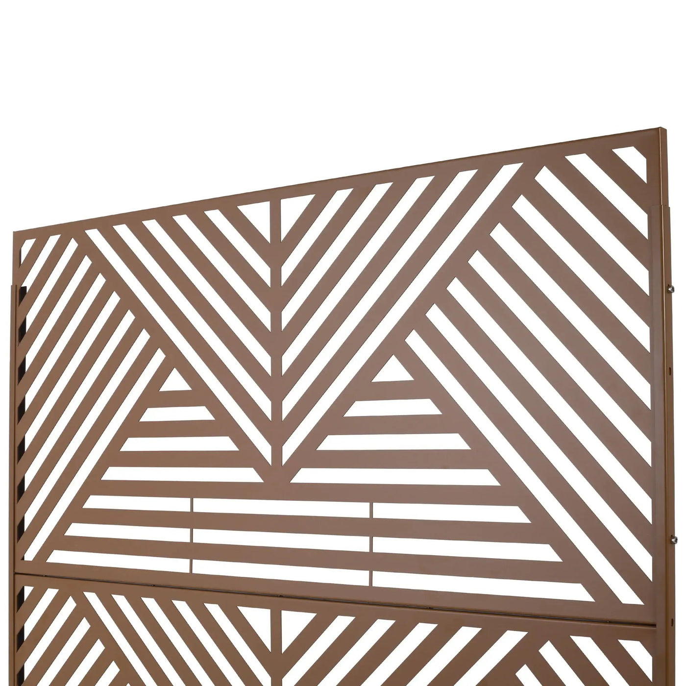 Freestanding Outdoor & Indoor Freestanding Metal Privacy Screen by HouseOfZazla