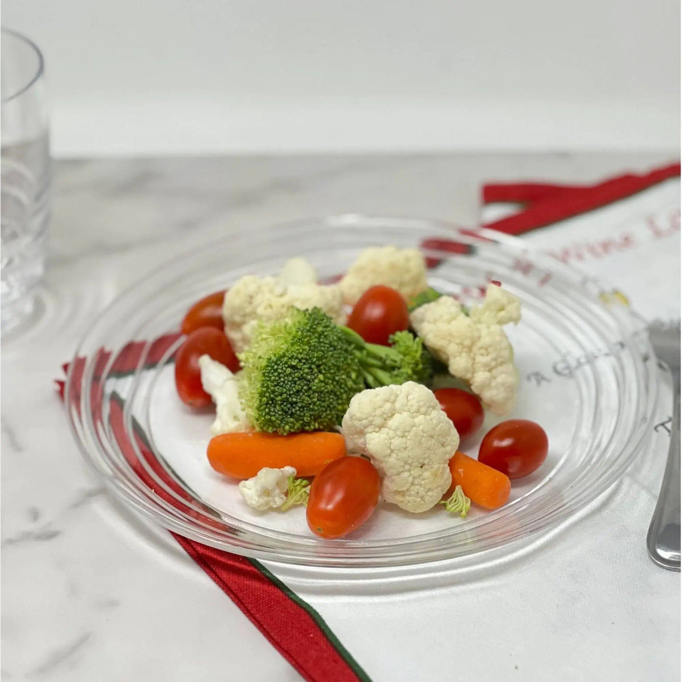 Designer Swirl Acrylic Dinner Plates (Set of 4) by HouseOfZazla