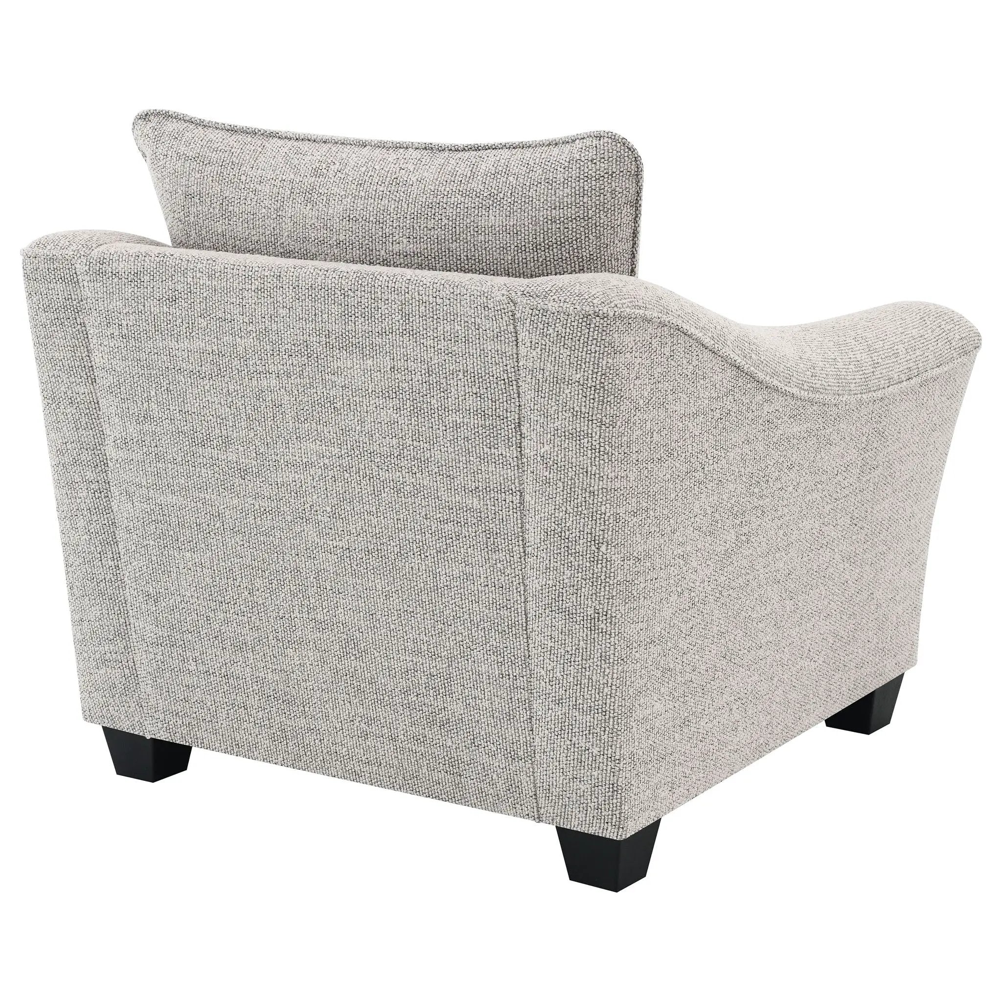 Tomkins Boucle Upholstered Chair Light Grey by Unique Piece Furniture
