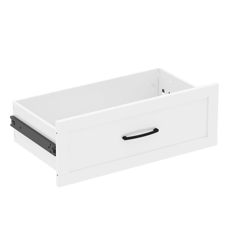 9 Drawer White Metal Dresser with Quiet-Glide Rails by HouseOfZazla