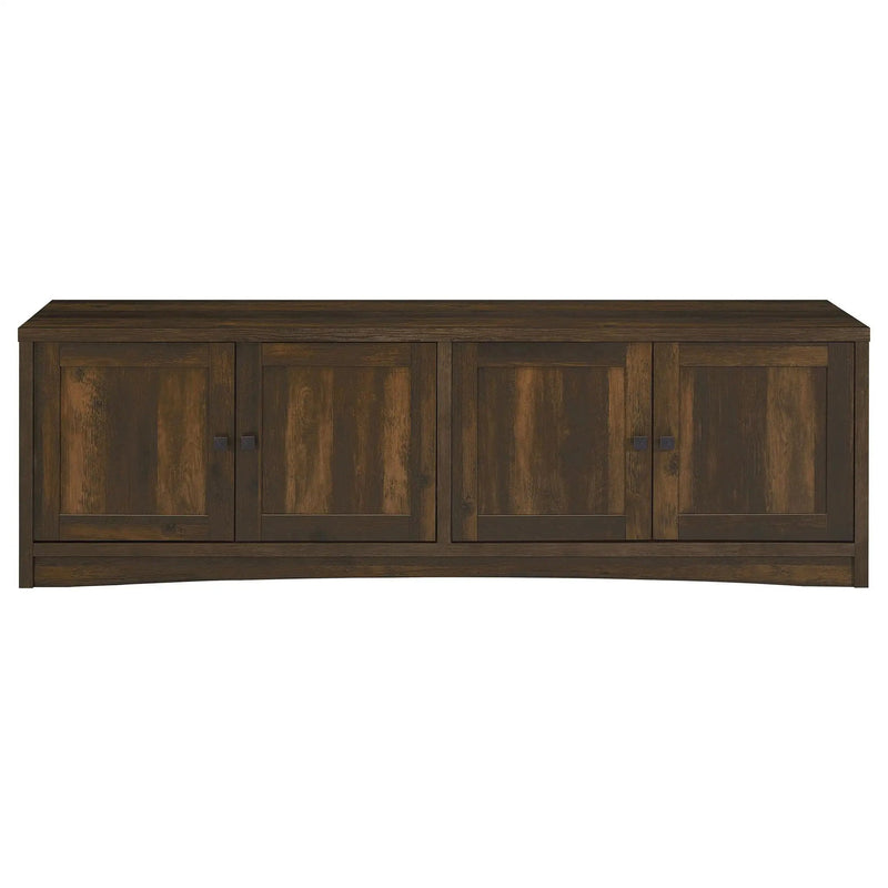 Laughlin 4-door Engineered Wood 78-inch TV Stand Dark Pine by Unique Piece Furniture