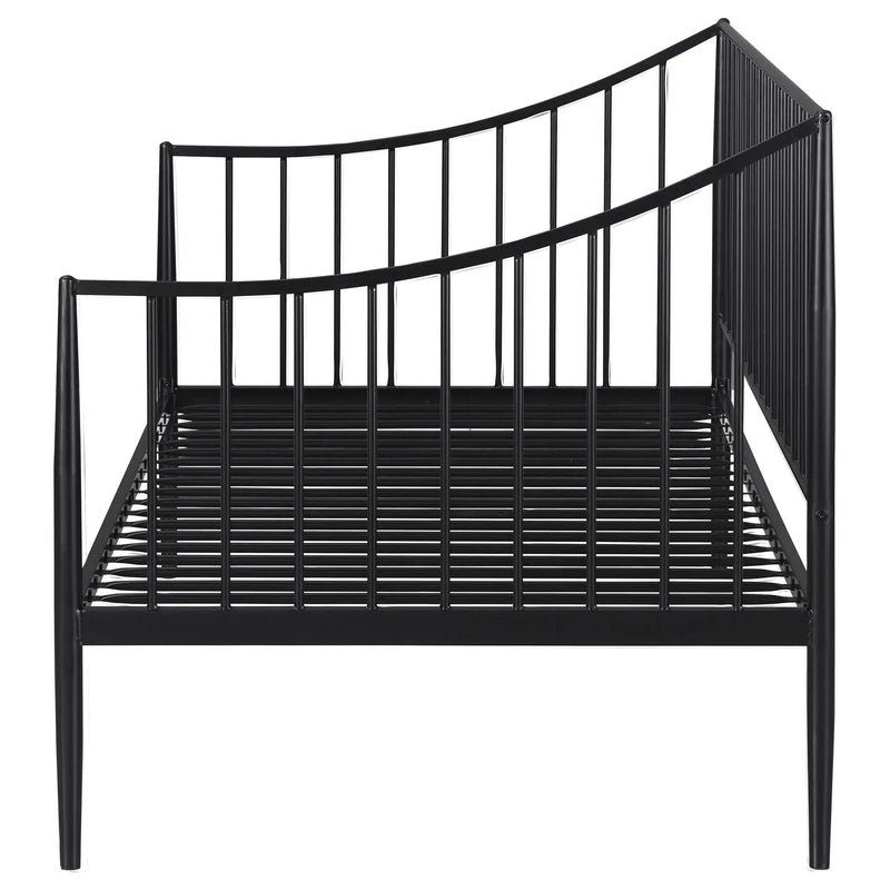 Newbury Metal Twin Daybed Bed Frame Matte Black by Unique Piece Furniture